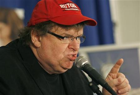 Filmmaker Michael Moore speaks at a news conference in Washington September 29, 2009. REUTERS/Molly Riley
Filmmaker Michael Moore speaks at a news conference in Washington September 29, 2009. REUTERS/Molly Riley