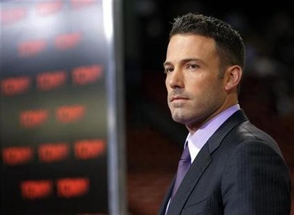 Actor Ben Affleck arrives for the premiere of the movie "The Town," which he co-wrote, directed and acted in, at Fenway Park in Boston, Massachusetts September 14, 2010. REUTERS/Brian Snyder
Actor Ben Affleck arrives for the premiere of the movie "The Town," which he co-wrote, directed and acted in, at Fenway Park in Boston, Massachusetts September 14, 2010. REUTERS/Brian Snyder