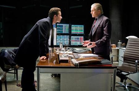 Michael Douglas and Shia LaBeouf in a scene from "Wall Street: Money Never Sleeps". REUTERS/20th Century Fox
Michael Douglas and Shia LaBeouf in a scene from "Wall Street: Money Never Sleeps". REUTERS/20th Century Fox
