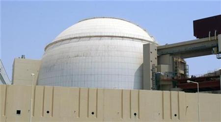 A general view of the Bushehr main nuclear reactor, 1,200 km (746 miles) south of Tehran, August 21, 2010. REUTERS/Raheb Homavandi
A general view of the Bushehr main nuclear reactor, 1,200 km (746 miles) south of Tehran, August 21, 2010. REUTERS/Raheb Homavandi