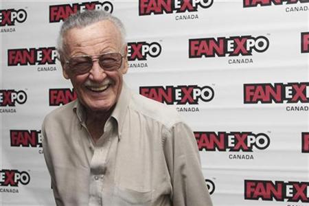 Stan Lee, co-creator of Spider-Man, poses for media at Fan Expo in Toronto, Canada, August 28, 2010. REUTERS/Jill Kitchener
Stan Lee, co-creator of Spider-Man, poses for media at Fan Expo in Toronto, Canada, August 28, 2010. REUTERS/Jill Kitchener