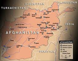 Afghanistan map. Afghanistan map.