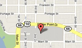 Map of Centerpoint Marketplace Mall in downtown Stevens Point, WI Map of Centerpoint Marketplace Mall in downtown Stevens Point, WI