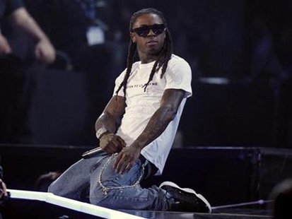 
Lil' Wayne performs at the 52nd annual Grammy Awards in Los Angeles in this January 31, 2010 file photo. REUTERS/Mike Blake

