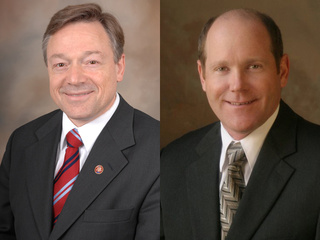 8th Congressional District candidates Steve Kagen (D), left, and Reid Ribble (R). (courtesy of FOX 11). 8th Congressional District candidates Steve Kagen (D), left, and Reid Ribble (R). (courtesy of FOX 11).