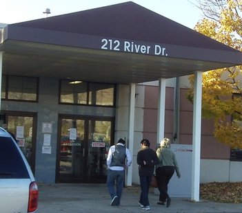 Voters get ready to cast ballots at 212 River Drive in Wausau. The city relocated its polling place from the Rose Garden to the River Drive complex because Republican congressional candidate Sean Duffy had rented out the Rose Garden for his election night party. Voters get ready to cast ballots at 212 River Drive in Wausau. The city relocated its polling place from the Rose Garden to the River Drive complex because Republican congressional candidate Sean Duffy had rented out the Rose Garden for his election night party.