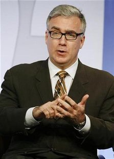 Keith Olbermann, host of "Countdown with Keith OLbermann", takes part in the NBC News Decision '08 panel at the NBC Universal summer press tour in Beverly Hills, California July 21, 2008. REUTERS/Fred Prouser
Keith Olbermann, host of "Countdown with Keith OLbermann", takes part in the NBC News Decision '08 panel at the NBC Universal summer press tour in Beverly Hills, California July 21, 2008. REUTERS/Fred Prouser