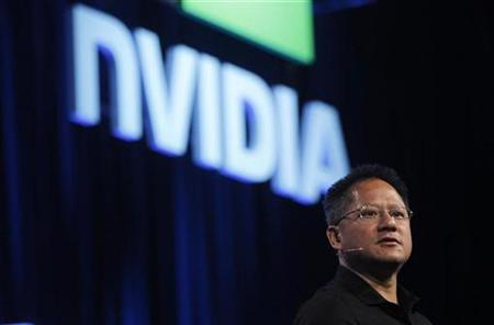 
NVIDIA President and CEO Jen-Hsun Huang speaks during his keynote address at the GPU Technology Conference in San Jose, California September 21, 2010. REUTERS/Robert Galbraith
