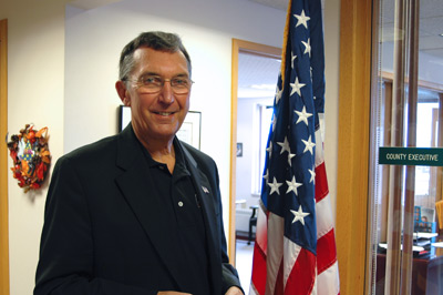 Brown County Executive Tom Hinz (courtesy of UW-Green Bay). Brown County Executive Tom Hinz (courtesy of UW-Green Bay).