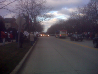 Union workers at Kohler Company are walking the picket line again Monday, as they work without a contract. (courtesy of FOX 11). Union workers at Kohler Company are walking the picket line again Monday, as they work without a contract. (courtesy of FOX 11).