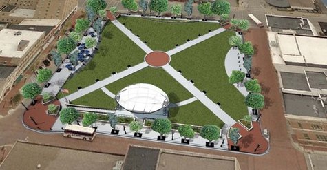 A rendering of what Wausau's 400 Block may look like after renovations are completed. A rendering of what Wausau's 400 Block may look like after renovations are completed.