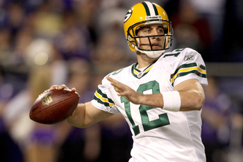 Aaron Rodgers of the Green Bay Packers. Aaron Rodgers of the Green Bay Packers.