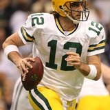 Packers quarterback Aaron Rodgers.