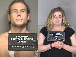 Matthew Welch (L) and Shannon Zeeman (Photo courtesy Shawano Co. Sheriff's Dept.)
Matthew Welch (L) and Shannon Zeeman (Photo courtesy Shawano Co. Sheriff's Dept.)
