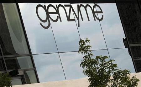 
A sign marks the headquarters of Genzyme in Cambridge, Massachusetts August 3, 2010. REUTERS/Brian Snyder

