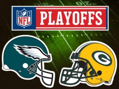 Packers vs Eagles in the opening round of the NFL playoffs Packers vs Eagles in the opening round of the NFL playoffs