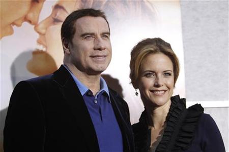 Cast member Kelly Preston and her husband John Travolta pose at the premiere of "The Last Song" at the Arclight theatre in Hollywood, California March 25, 2010. The movie opens in the U.S. on March 31. REUTERS/Mario Anzuoni
Cast member Kelly Preston and her husband John Travolta pose at the premiere of "The Last Song" at the Arclight theatre in Hollywood, California March 25, 2010. The movie opens in the U.S. on March 31. REUTERS/Mario Anzuoni