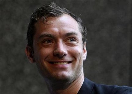British actor Jude Law smiles jude law 2011. British actor Jude Law smiles