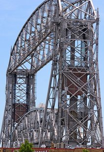 The Ariel Lift Bridge, located in the Canal Park area of Duluth, MN. The Ariel Lift Bridge, located in the Canal Park area of Duluth, MN.