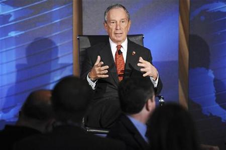 
New York City Mayor Michael Bloomberg delivers remarks during the meeting of the Wall Street Journal CEO Council in Washington November 16, 2010. REUTERS/Jonathan Ernst
