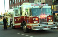 Arcadia Ramp Car Fire in Downtown Kalamazoo 1