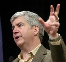 Michigan Governor Rick Snyder (R-Ann Arbor) Michigan Governor Rick Snyder (R-Ann Arbor)