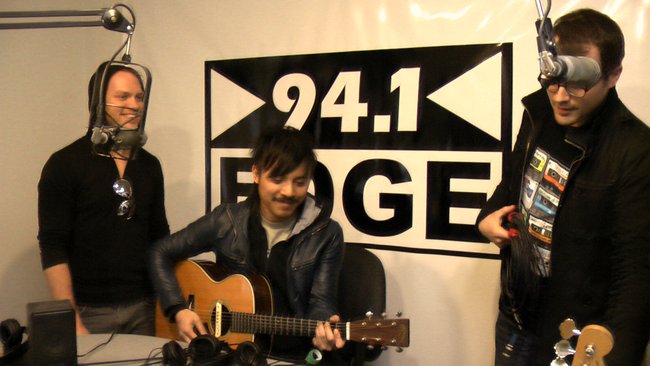 Atomic Tom In-Studio with 94.1 The Edge Getting Ready