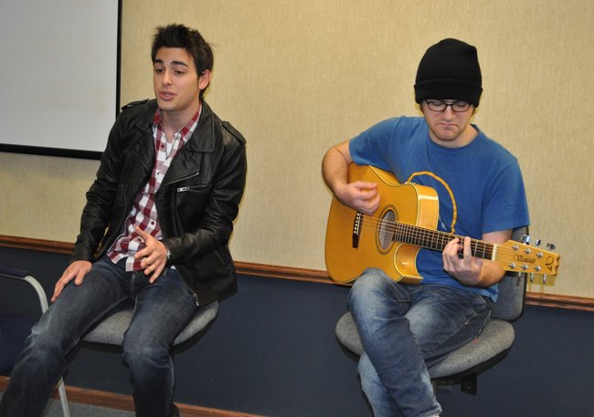 Newcomer Jackson Harris visits WIFC to sing and promote his new CD.