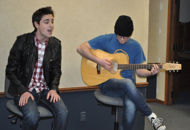 Newcomer Jackson Harris visits WIFC to sing and promote his new CD.