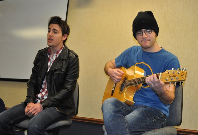 Newcomer Jackson Harris visits WIFC to sing and promote his new CD.