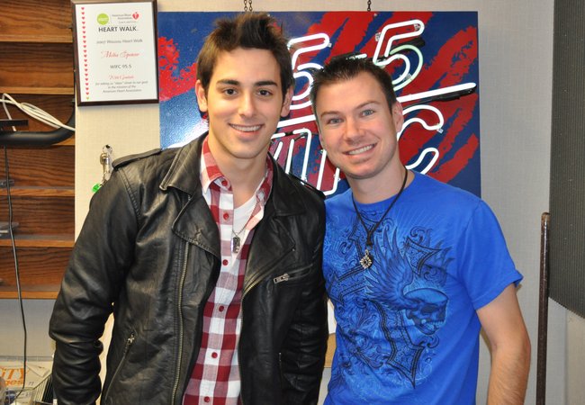Newcomer Jackson Harris visits WIFC to sing and promote his new CD.
