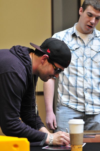 WIFC's Dave Kallaway meets TJ from Rockmafia in Green Bay on Feb 24, 2011!