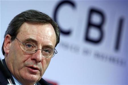 
Chairman, president and chief executive officer at 3M, George Buckley speaks during the Confederation of British Industry (CBI) conference in London, November 24, 2008. REUTERS/Suzanne Plunkett
