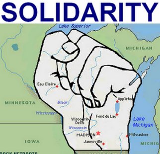 Union solidarity graphic. Union solidarity graphic.