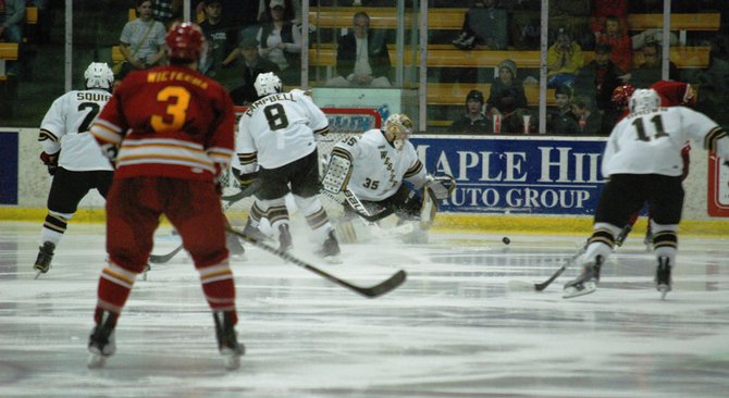 Western Michigan hockey wins a do-or-die CCHA playoff game with Ferris State at Lawson Arena to force a decisive Game 3 at Lawson Arena - 03/12/11. Photos by Sean Patrick Duross.