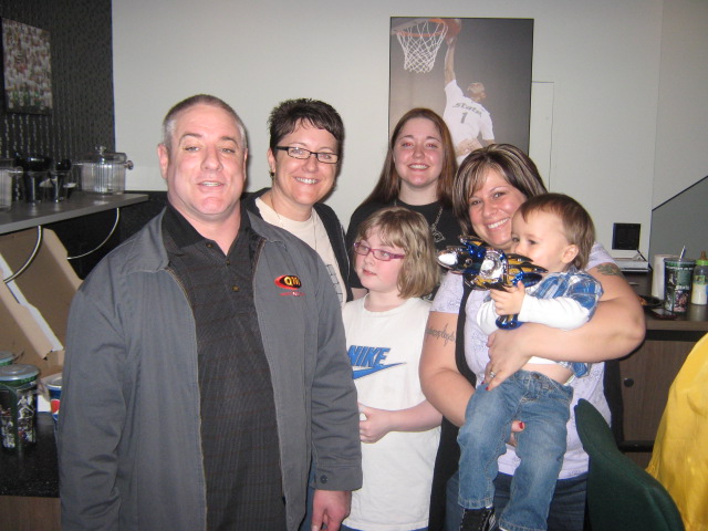 A good time was had by all. Congrats to Stacy McKellar, she was a VIP at the Breslin Center with 13 of her friends and family! Rock On!