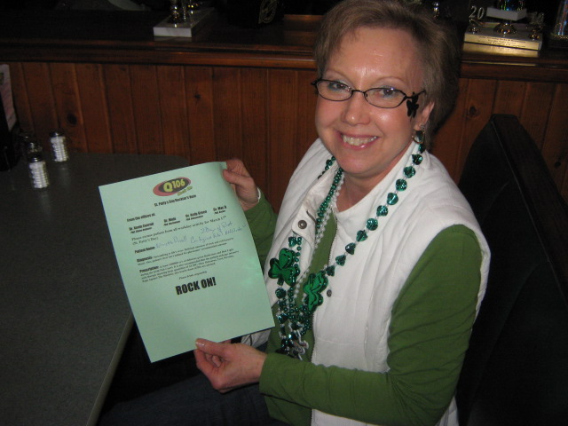 We teamed up with Bud Light for the 2011 Q106 St. Patty's Day Pub Crawl. It was a blast, Rock On!
