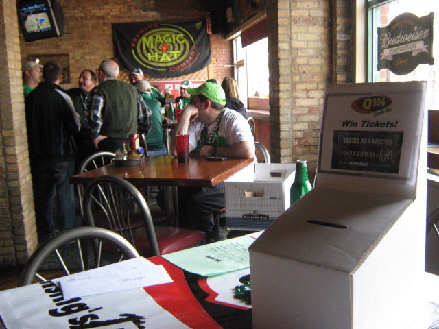 We teamed up with Bud Light for the 2011 Q106 St. Patty's Day Pub Crawl. It was a blast, Rock On!