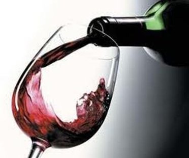 Wine being poured. Wine being poured.