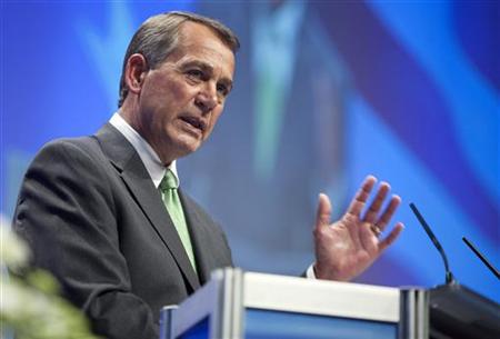 Speaker of the House John Boehner speaks to the Conservative Political Action Conference (CPAC) in Washington February 10, 2011. REUTERS/Joshua Roberts
Speaker of the House John Boehner speaks to the Conservative Political Action Conference (CPAC) in Washington February 10, 2011. REUTERS/Joshua Roberts