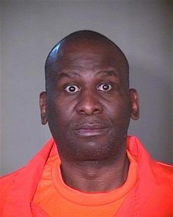 Eric John King is shown in this undated booking mug shot from the Arizona Department of Corrections released to Reuters March 29, 2011. King, who shot dead two convenience store workers in a robbery in 1989, was executed by lethal injection on Tuesday, after a legal challenge raising concerns over the drugs used in the execution failed. REUTERS Arizona Department of Corrections/Handout
Eric John King is shown in this undated booking mug shot from the Arizona Department of Corrections released to Reuters March 29, 2011. King, who shot dead two convenience store workers in a robbery in 1989, was executed by lethal injection on Tuesday, after a legal challenge raising concerns over the drugs used in the execution failed. REUTERS Arizona Department of Corrections/Handout