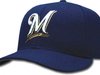 Milwaukee Brewers baseball cap.