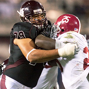 Green Bay Packers 2011 1st Round Pick Derek Sherrod, Offensive Tackle, Mississippi State. (courtesy of National Football Report). Green Bay Packers 2011 1st Round Pick Derek Sherrod, Offensive Tackle, Mississippi State. (courtesy of National Football Report).