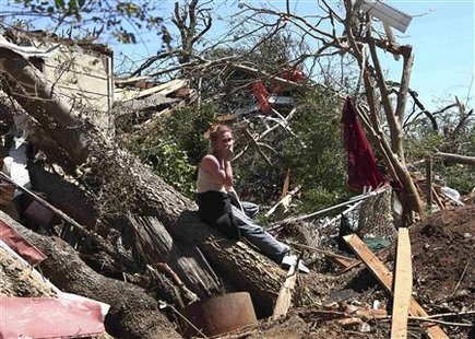 tornadoes in the south 2011. time since a tornado swept