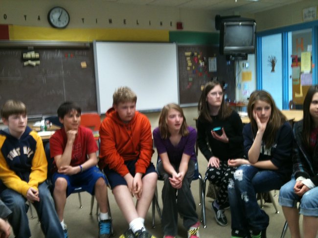 Ms. Kallerman's 6th Grade Class in Bigfork