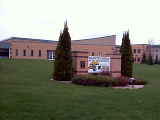 Waupun Junior/Senior High School is seen, May 3, 2011. (courtesy of FOX 11). Waupun Junior/Senior High School is seen, May 3, 2011. (courtesy of FOX 11).
