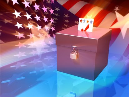 Ballot box. Ballot box.
