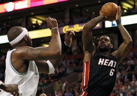 Miami Heat#39;s LeBron James (R) lebron james miami heat playoffs. Miami Heat#39;s LeBron James (R)