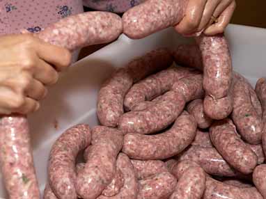 Sausage. Sausage.