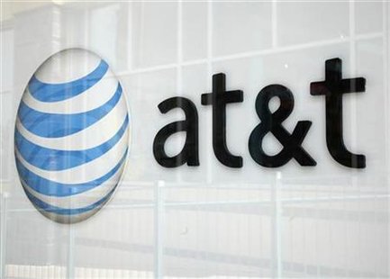 A view shows the AT&T store sign in Broomfield, Colorado April 20, 2011. REUTERS/Rick Wilking
A view shows the AT&T store sign in Broomfield, Colorado April 20, 2011. REUTERS/Rick Wilking